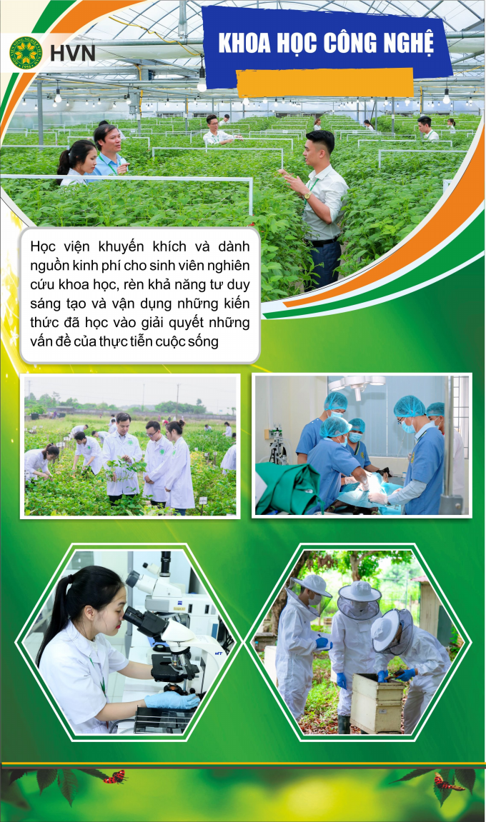 Nghiên cứu khoa học – Bệ phóng để sinh viên Học viện Nông nghiệp Việt Nam khẳng định năng lực và hội nhập